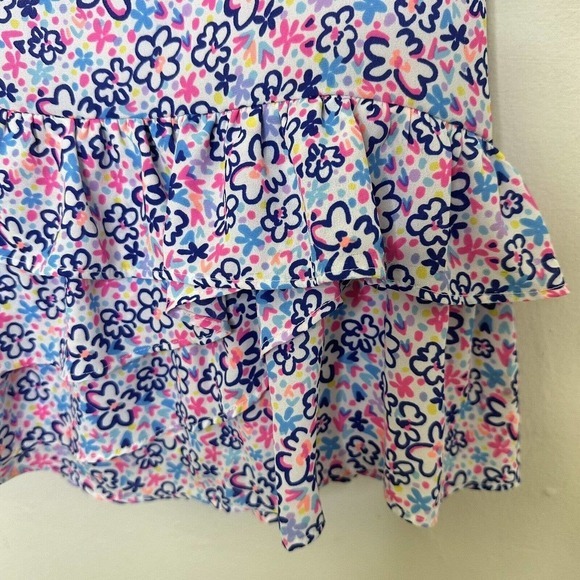 Lilly Pulitzer New Tilly Tiered Ruffle Skirt Multi Fun Sun Repeat Ditsy Skirt 00 - Picture 9 of 12
